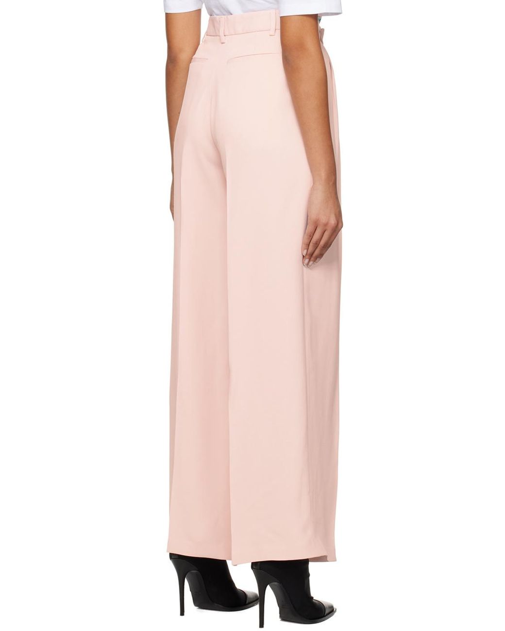 Amiri White Logo Casual Pants