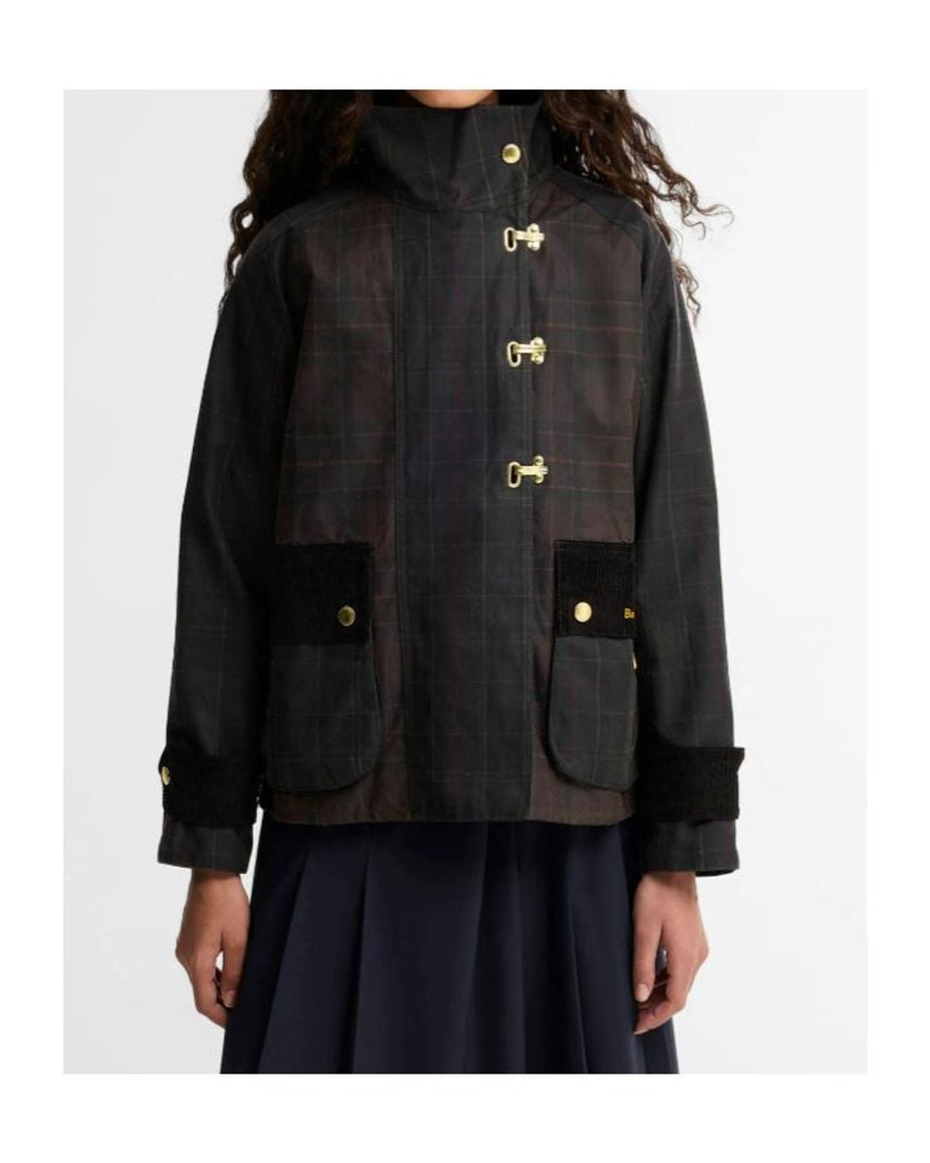Barbour Black Checked Jacket
