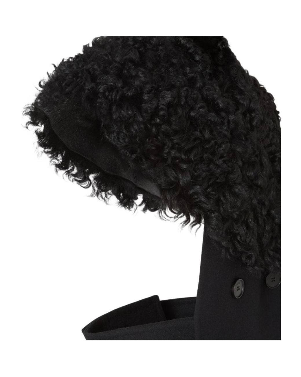 Fendi Black Gilet Shearling Gilet
