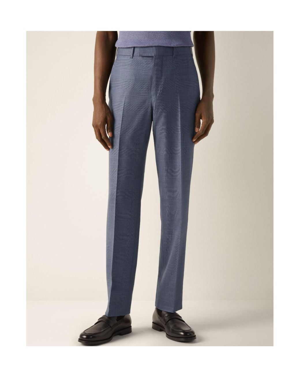Zegna Blue Light Centoventimila Wool Suit for men