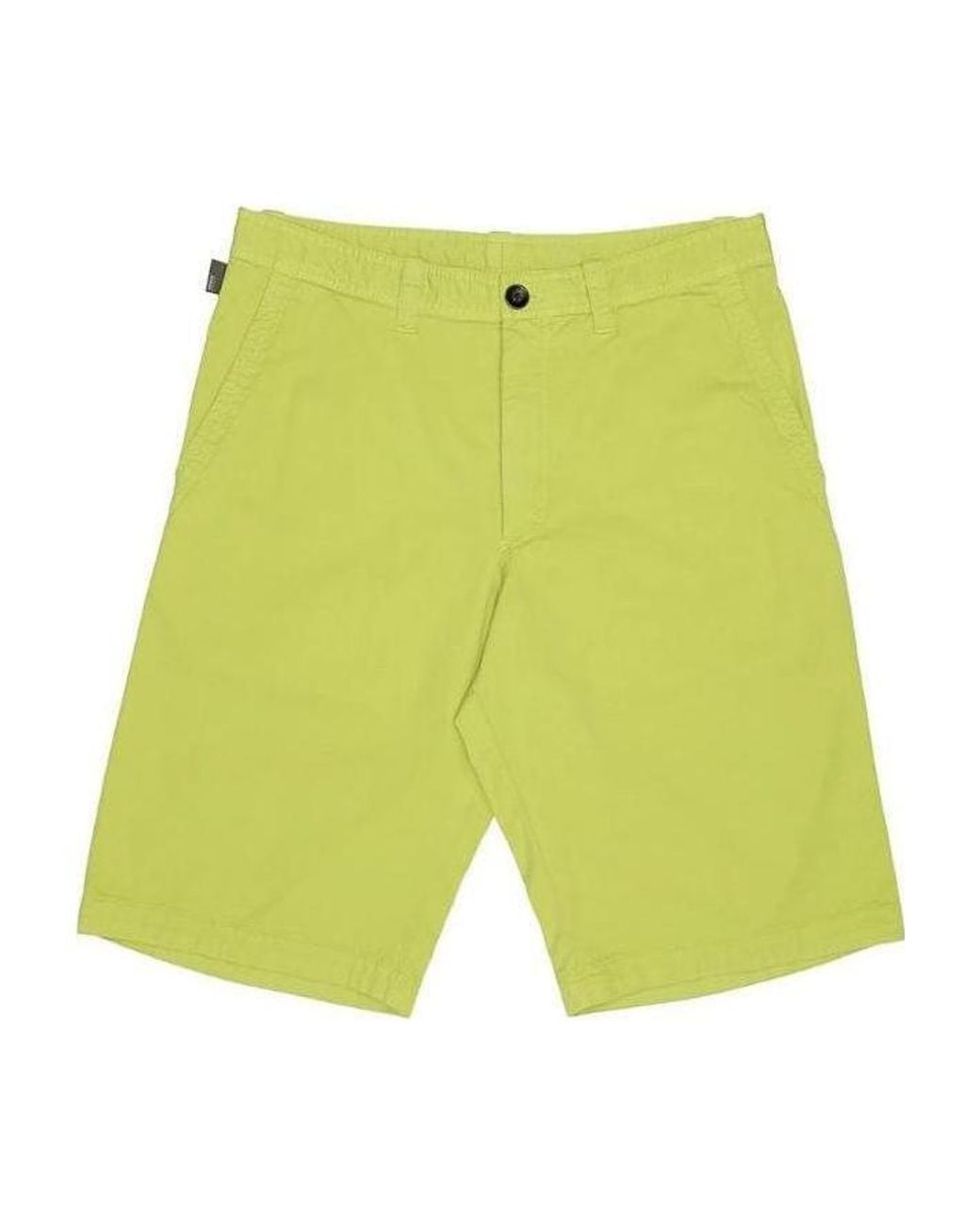 Armani Collezioni Yellow Logo Shorts for men