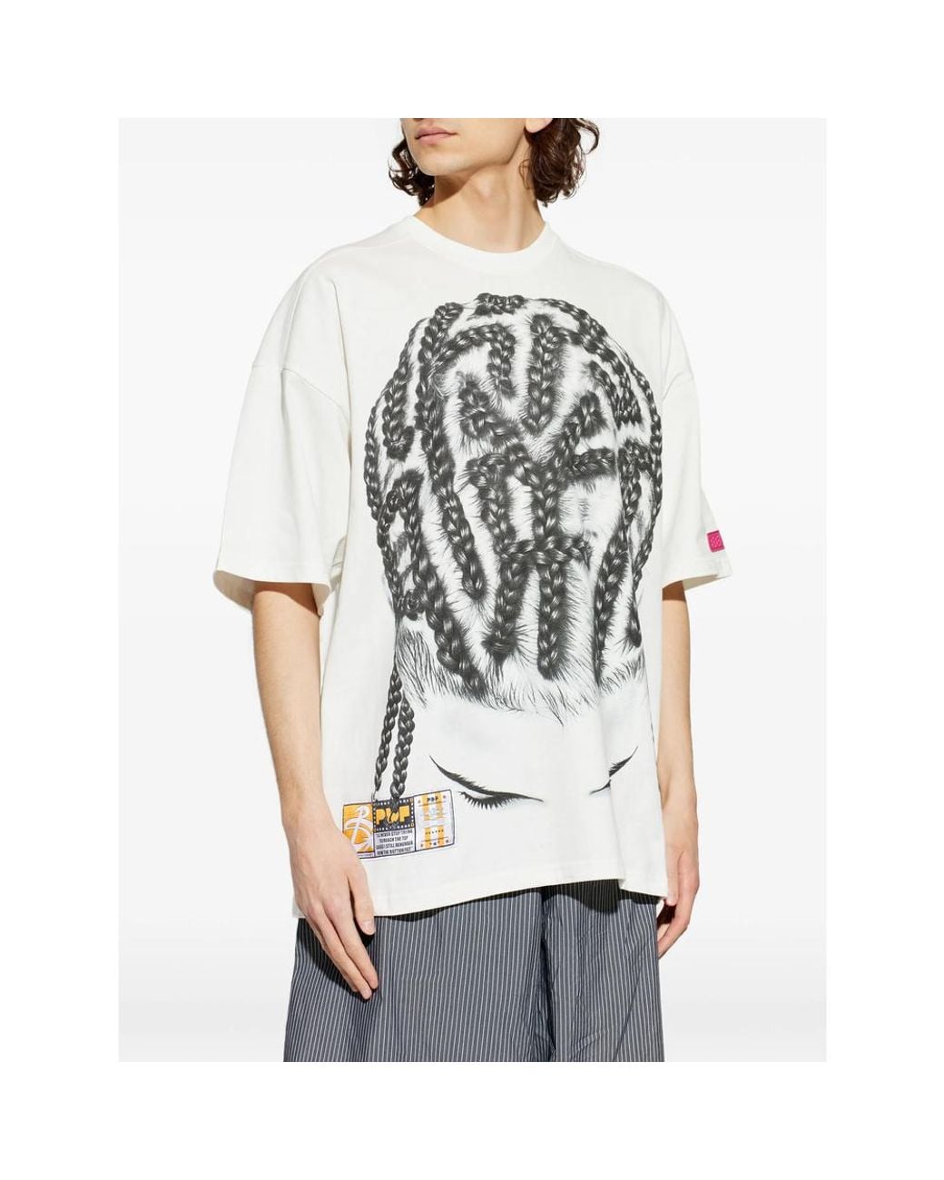 PDF CHANNEL White Printed T-Shirt for men