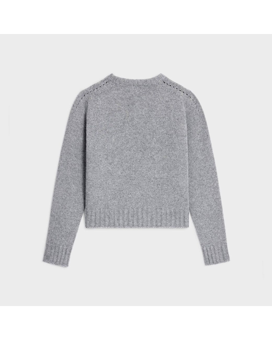 Céline Gray Crewneck Sweater