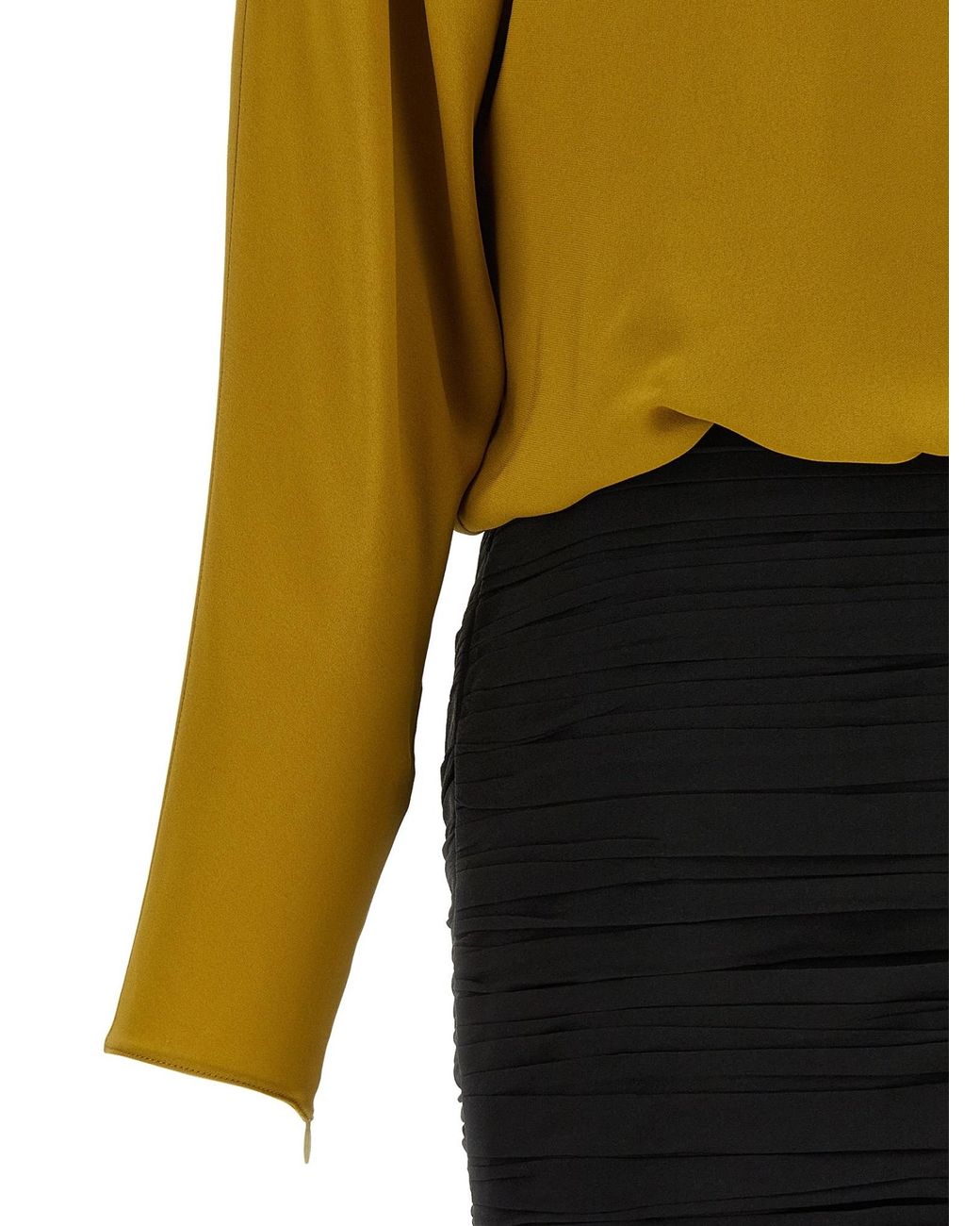 Valentino Multicolor Long-Sleeved Dress