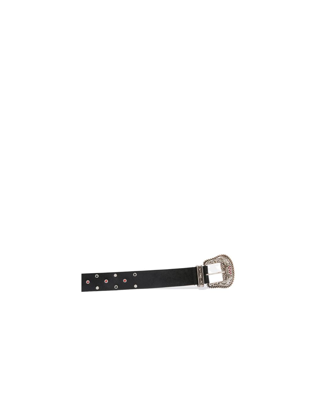 Pinko White Buckle Belt