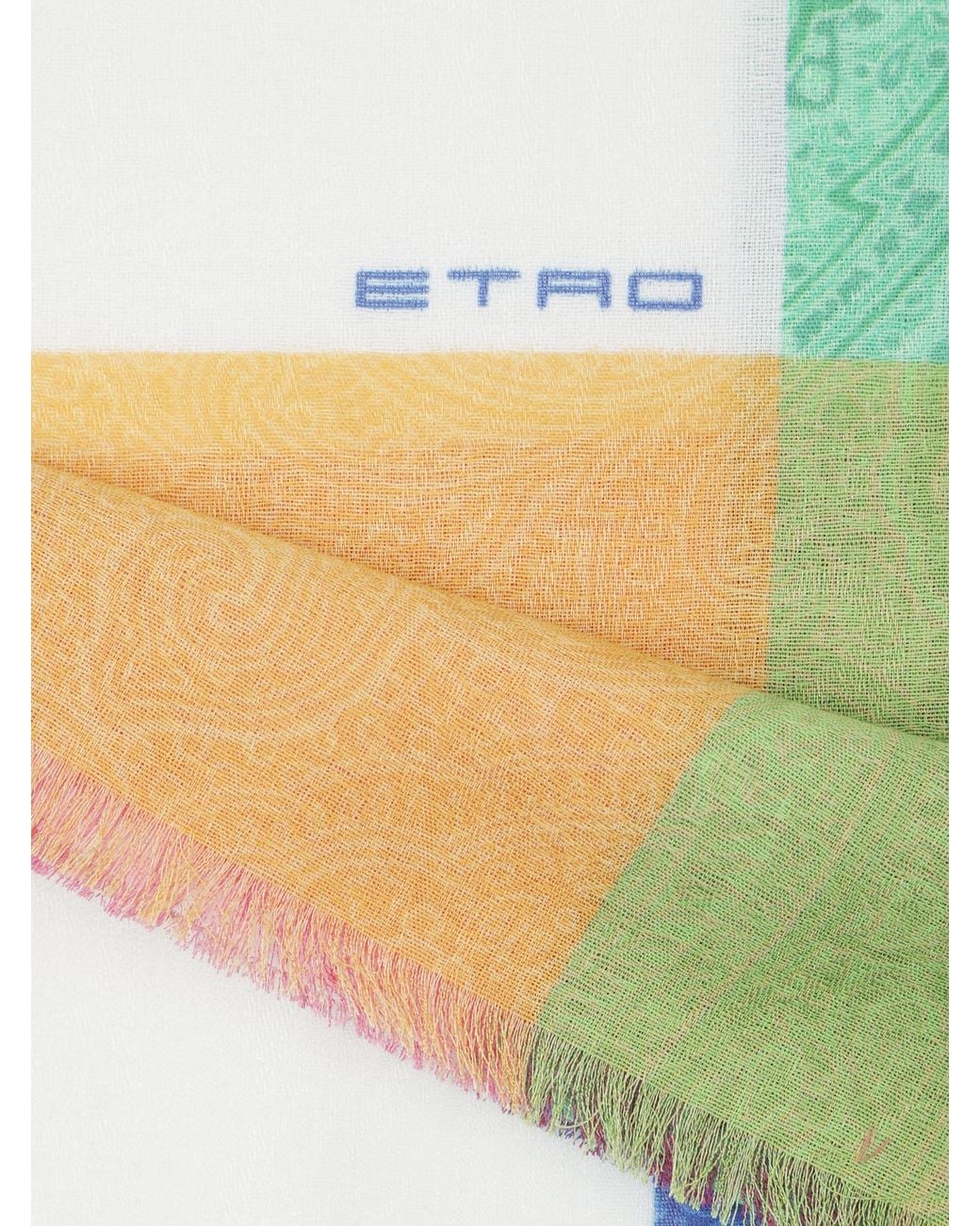 Etro Pink Patterned Scarf