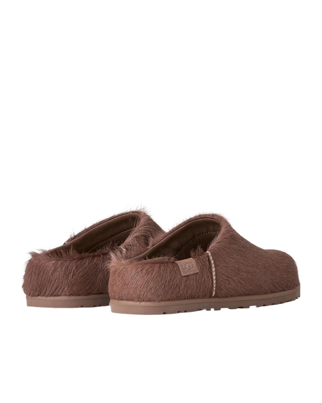 Ugg Brown Otzo Hair Clogs