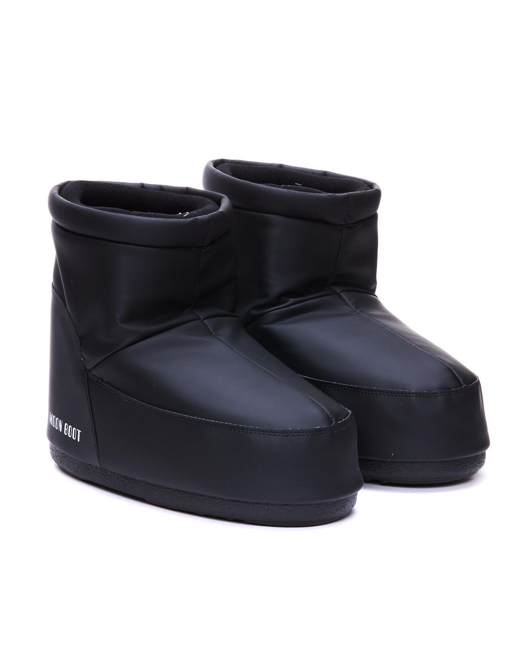 Moon Boot Blue Icon Low Logo Printed Snow Boots