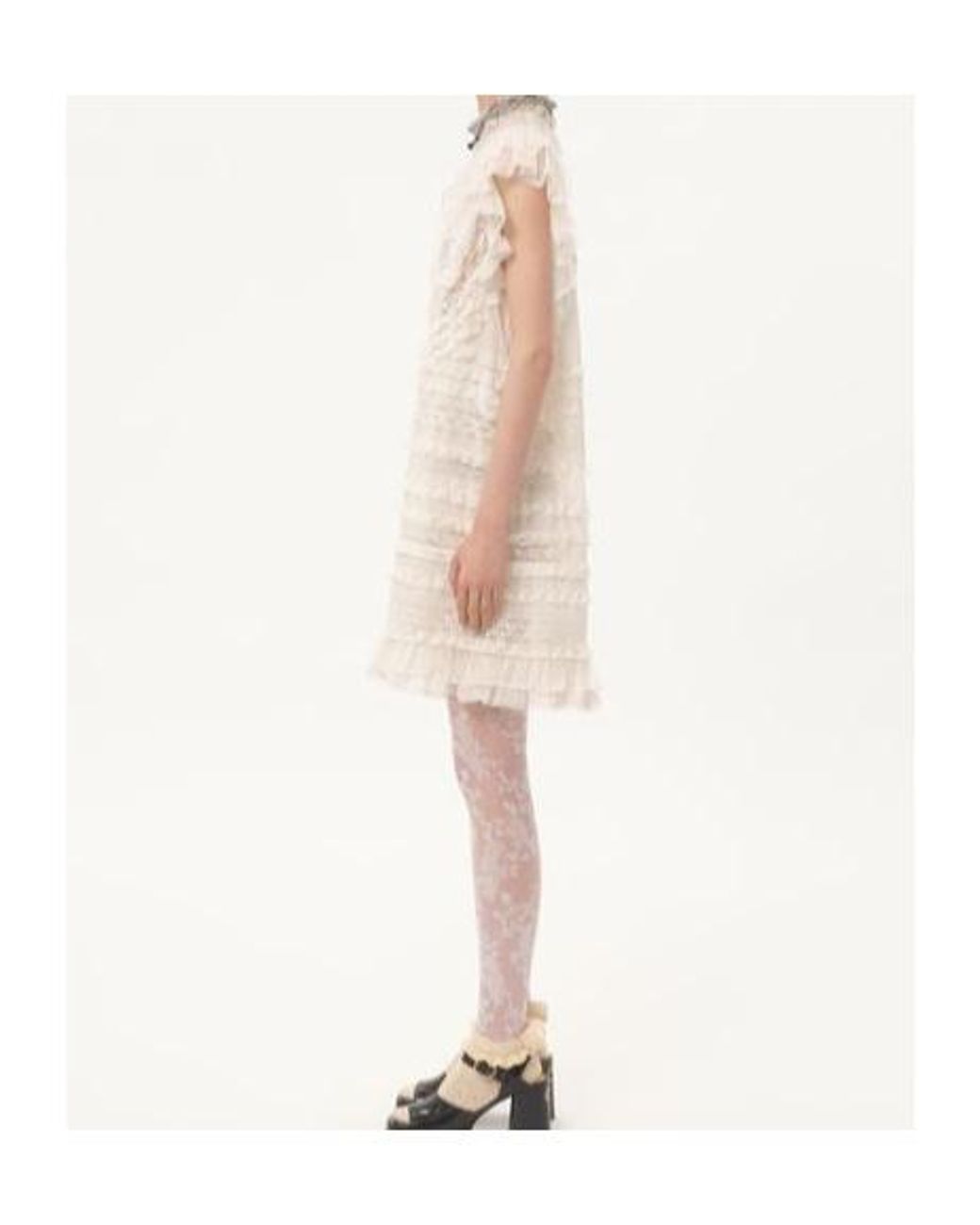 Valentino Natural Short Dress