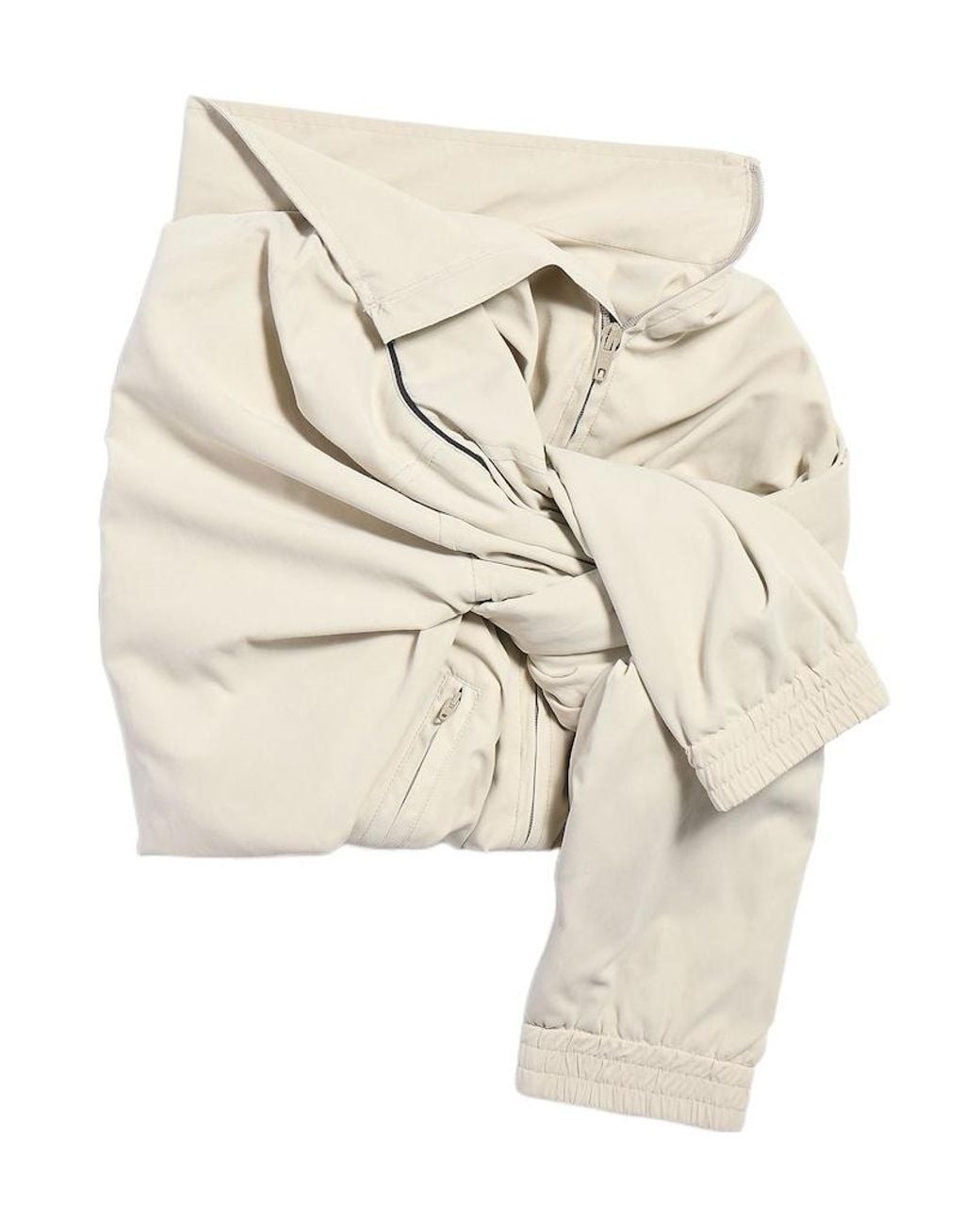 Balenciaga Natural Knot Technical Mini Skirt