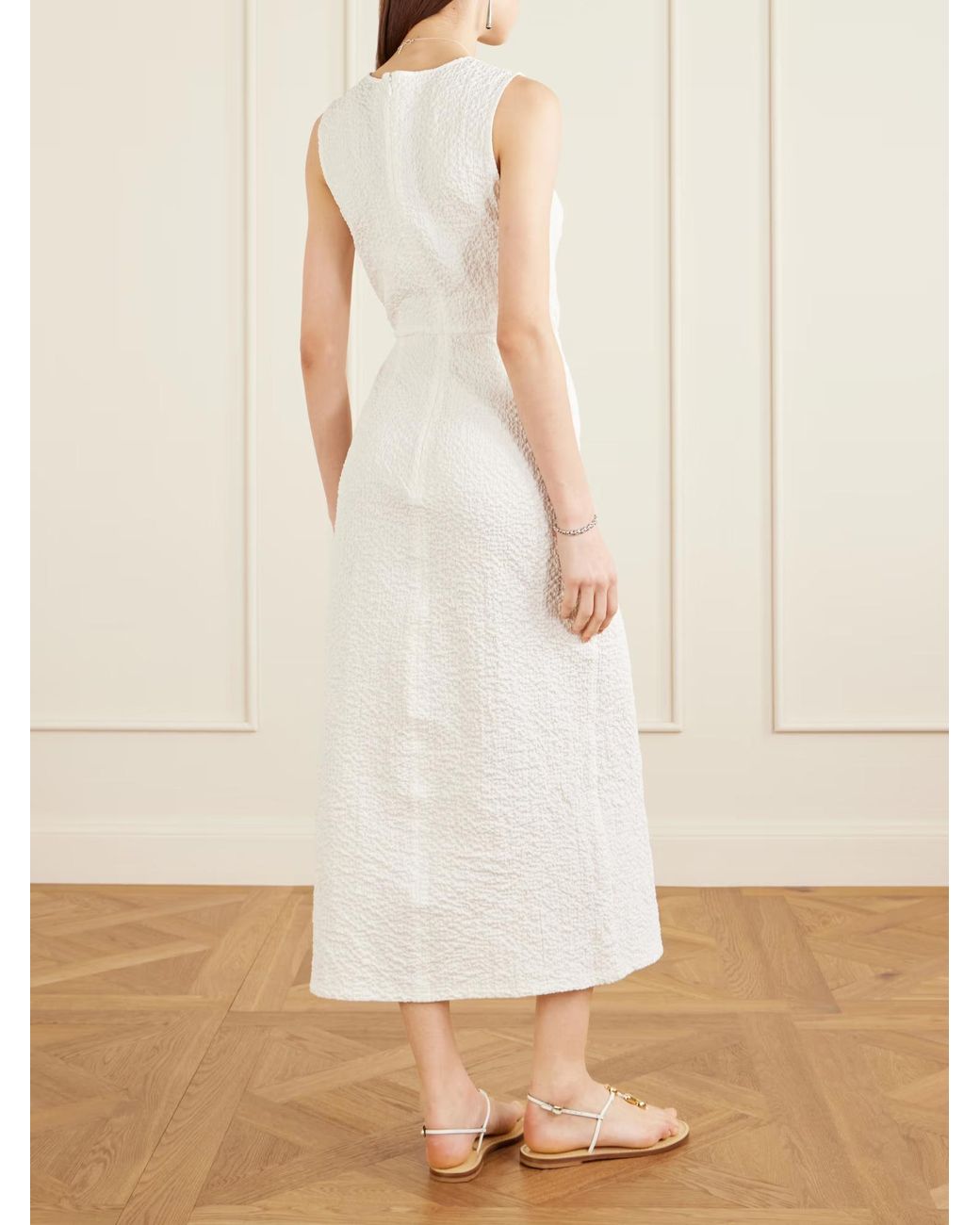 Staud White Nemo Dress