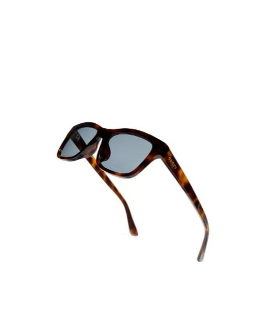 Gucci White Low Nose Bridge Fit Rectangular Sunglasses for men