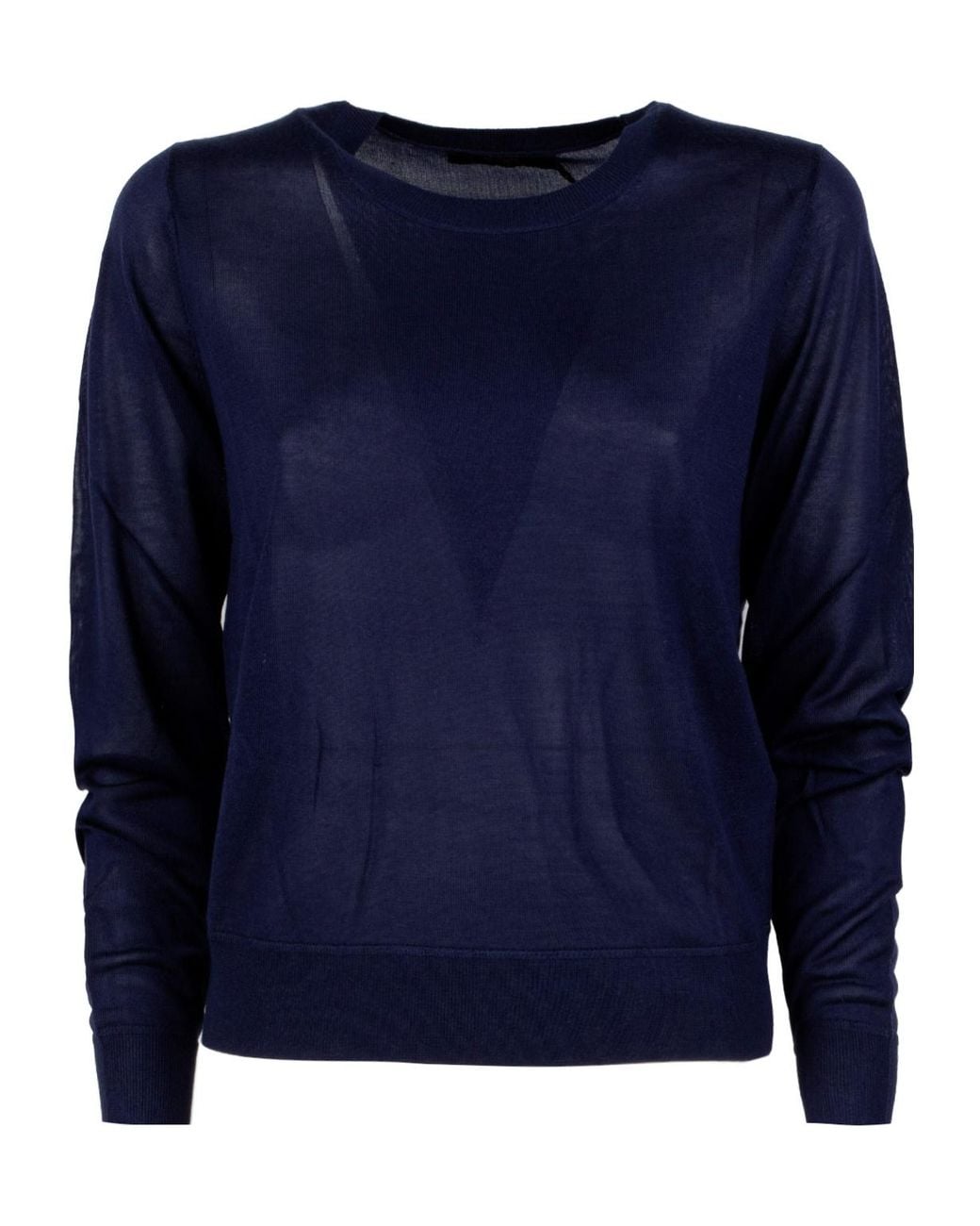 Seventy Blue Crew-Neck Sweater