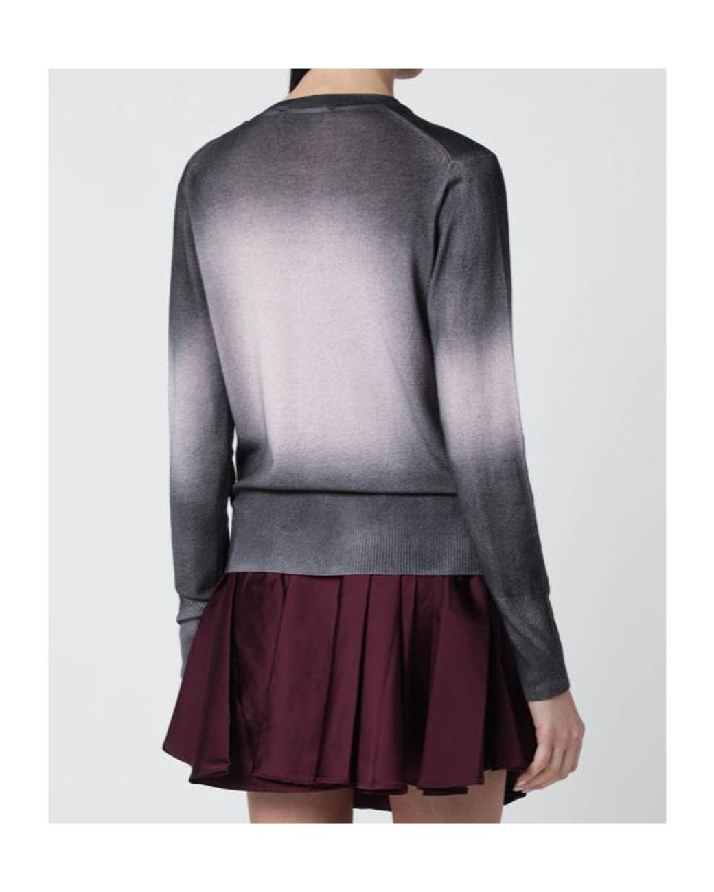 Vivienne Westwood Purple Elle Print Fitted Top