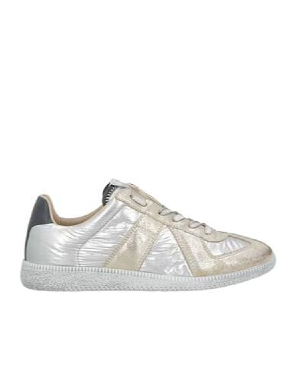 Maison Margiela White Low-Top Casual Shoes