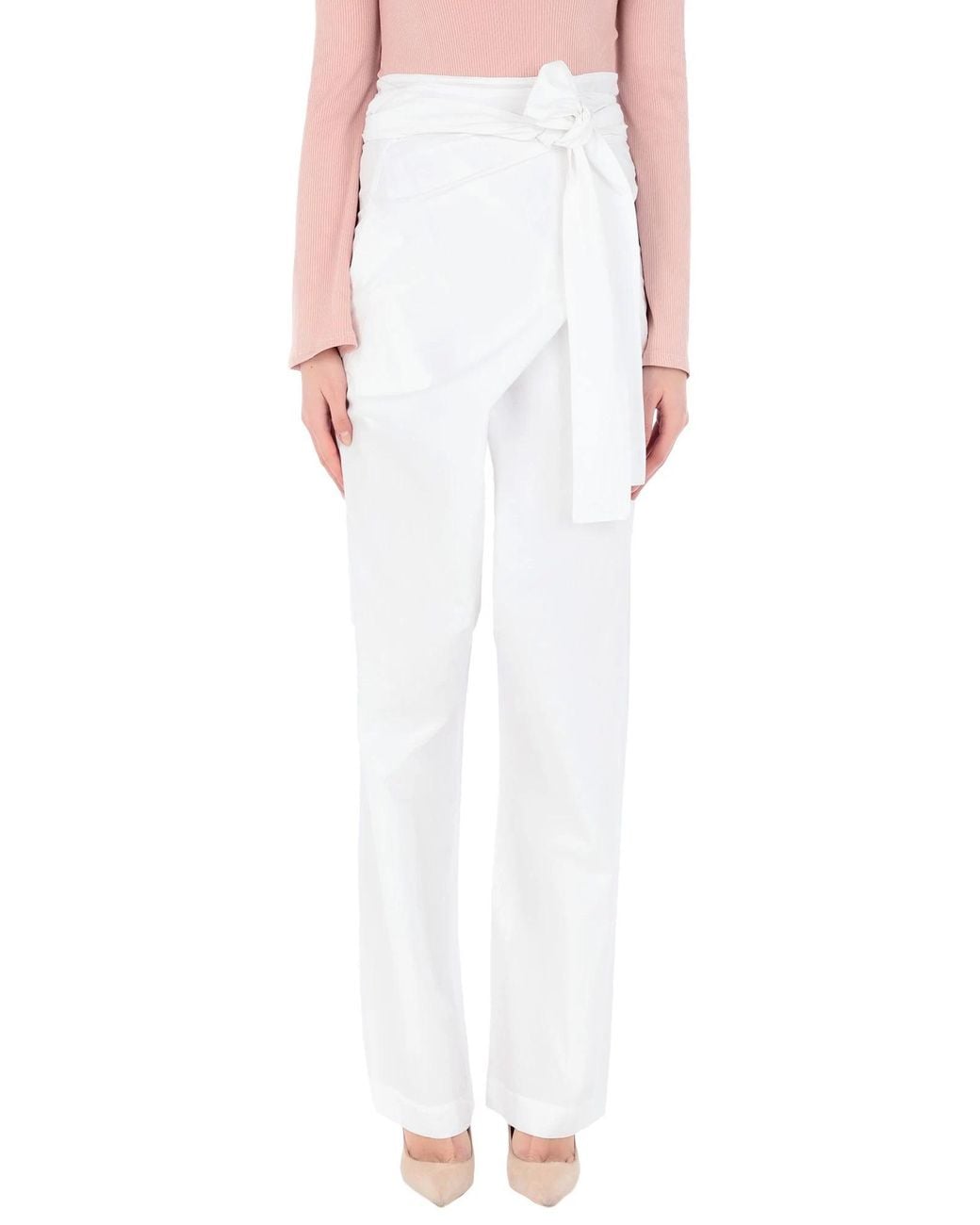 Marni White Casual Trousers