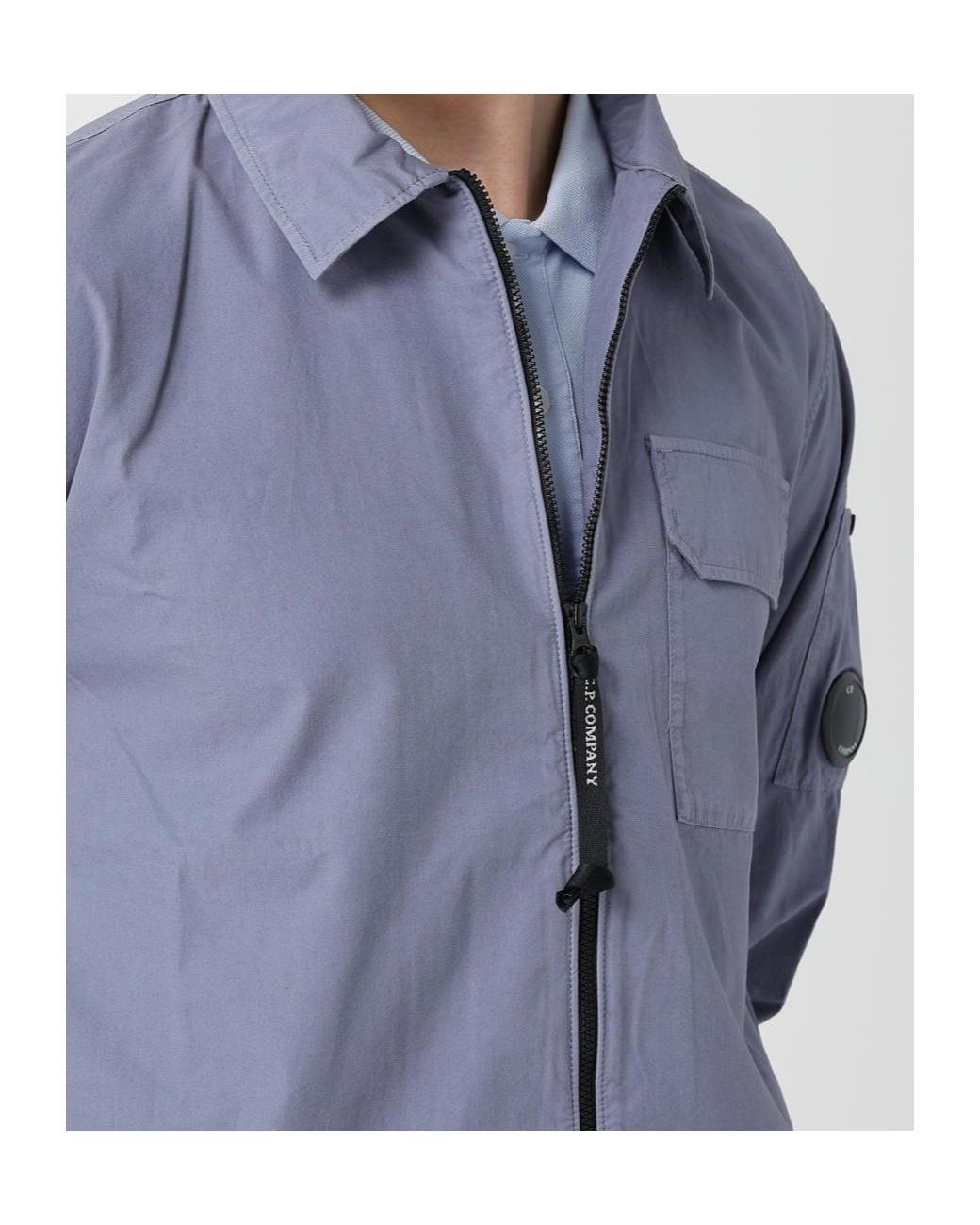 C P Company Blue Long Sleeve Jacket for men