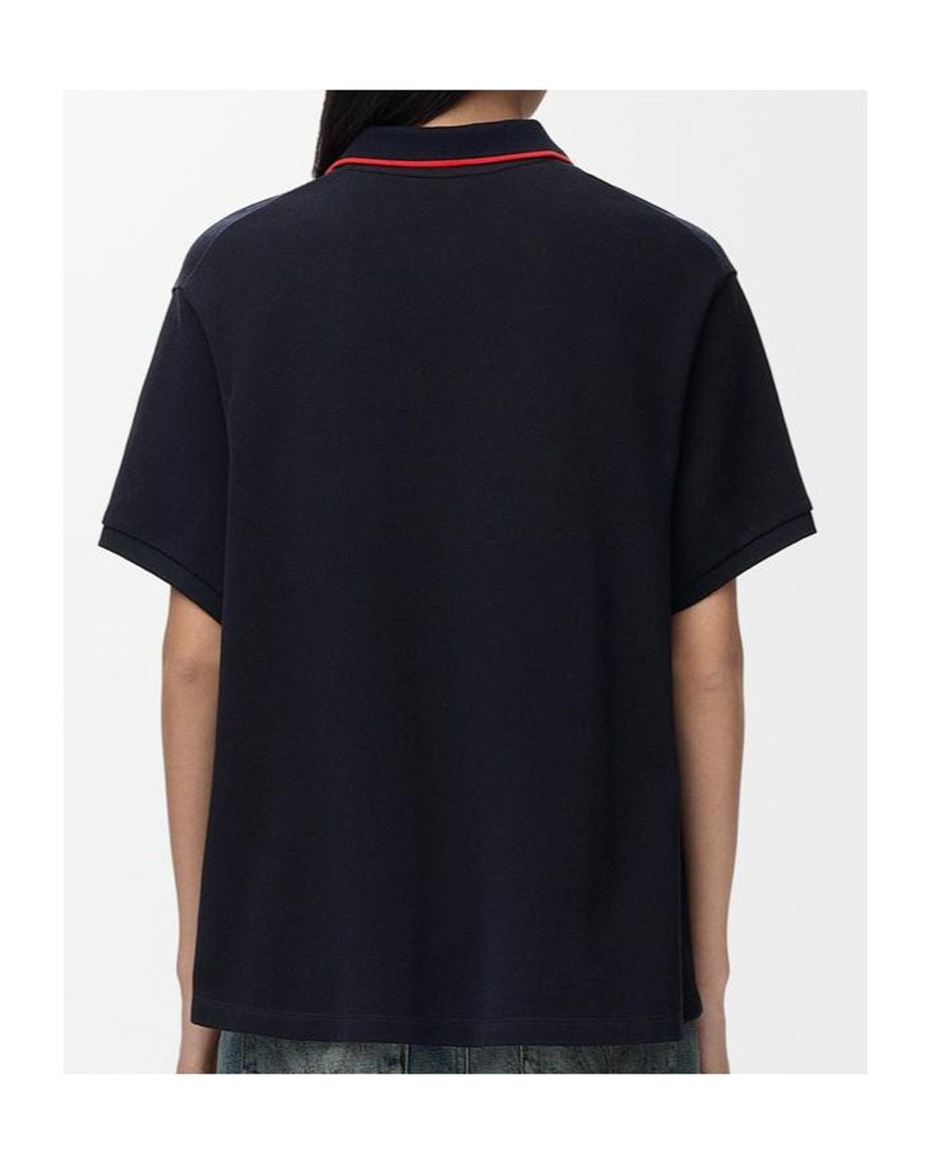 Loewe Blue Contrast Trim Polo Shirt