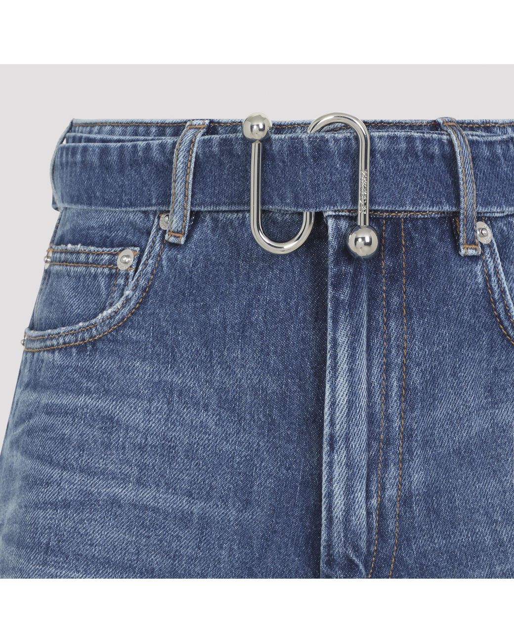 Sportmax Blue Spxfiesta Denim Shorts