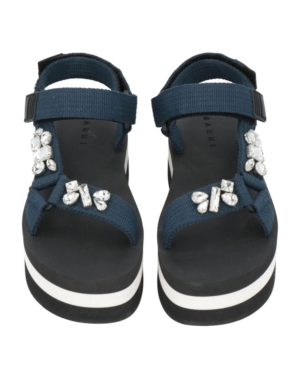 Marni Black Technical Sandals