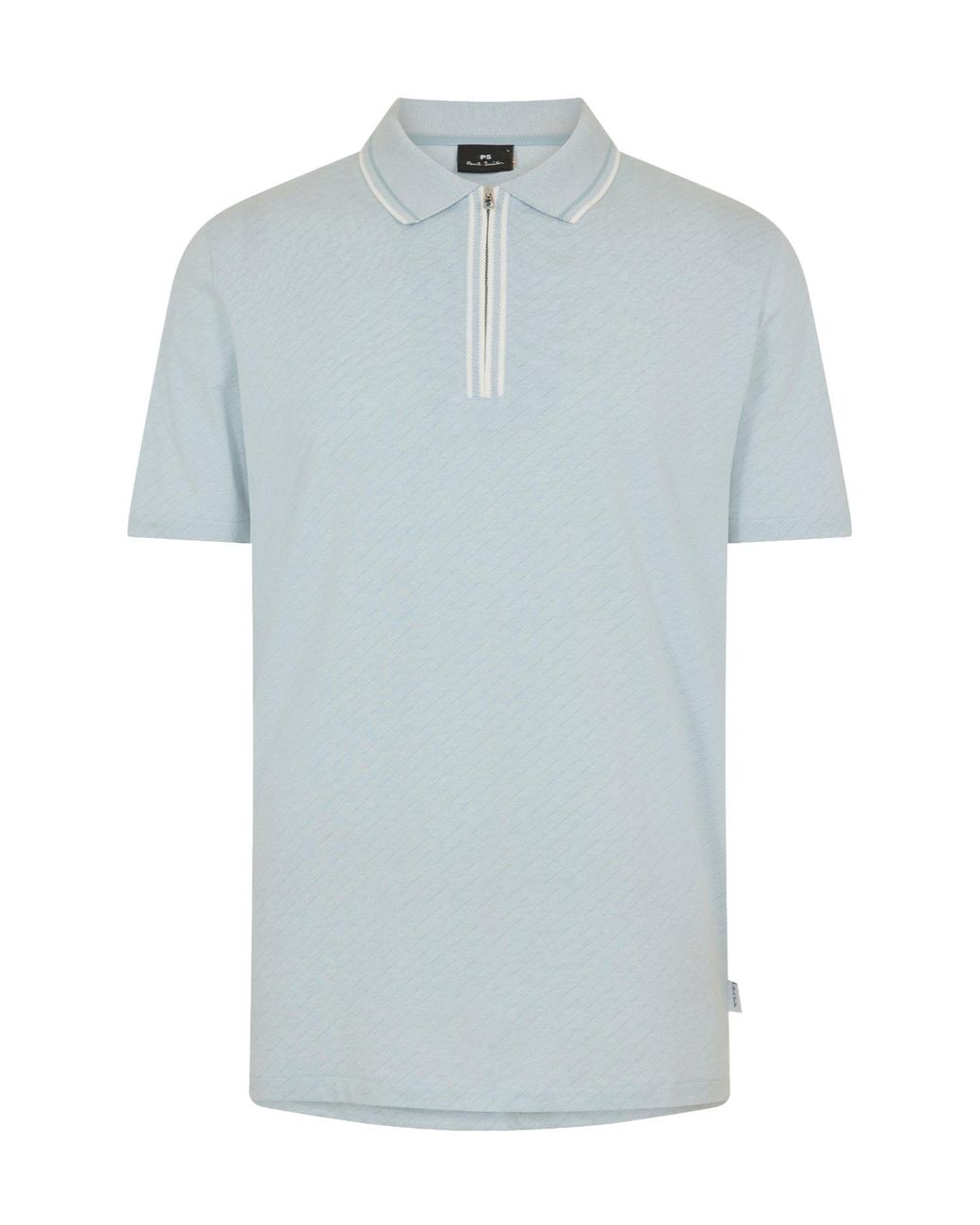 Paul Smith Blue Short Sleeve Polo Shirt for men