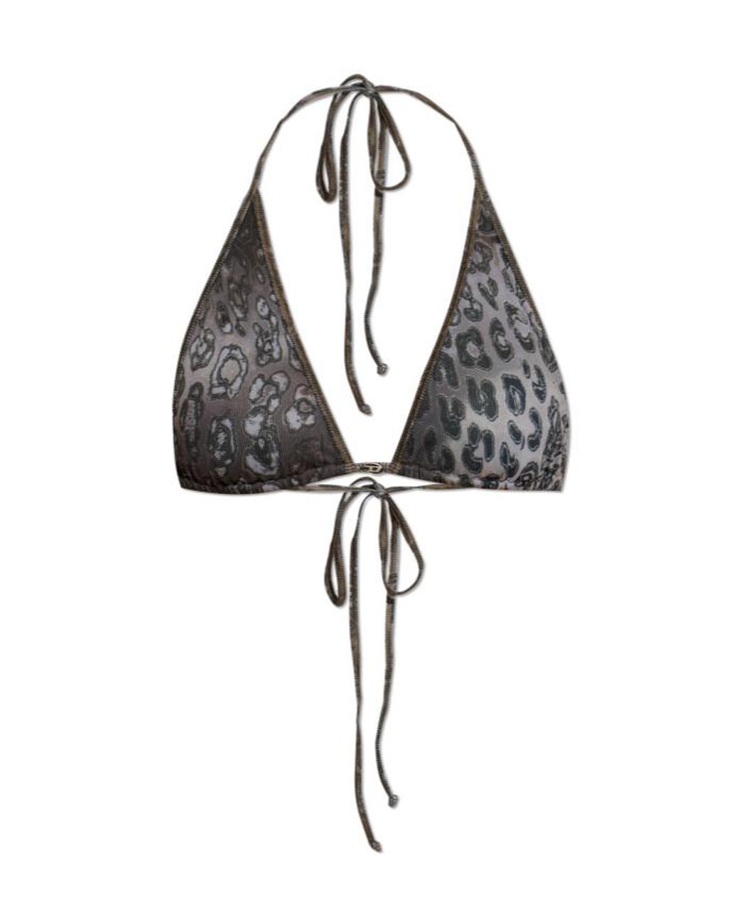 DIESEL Black Corinne Triangle Bikini Top
