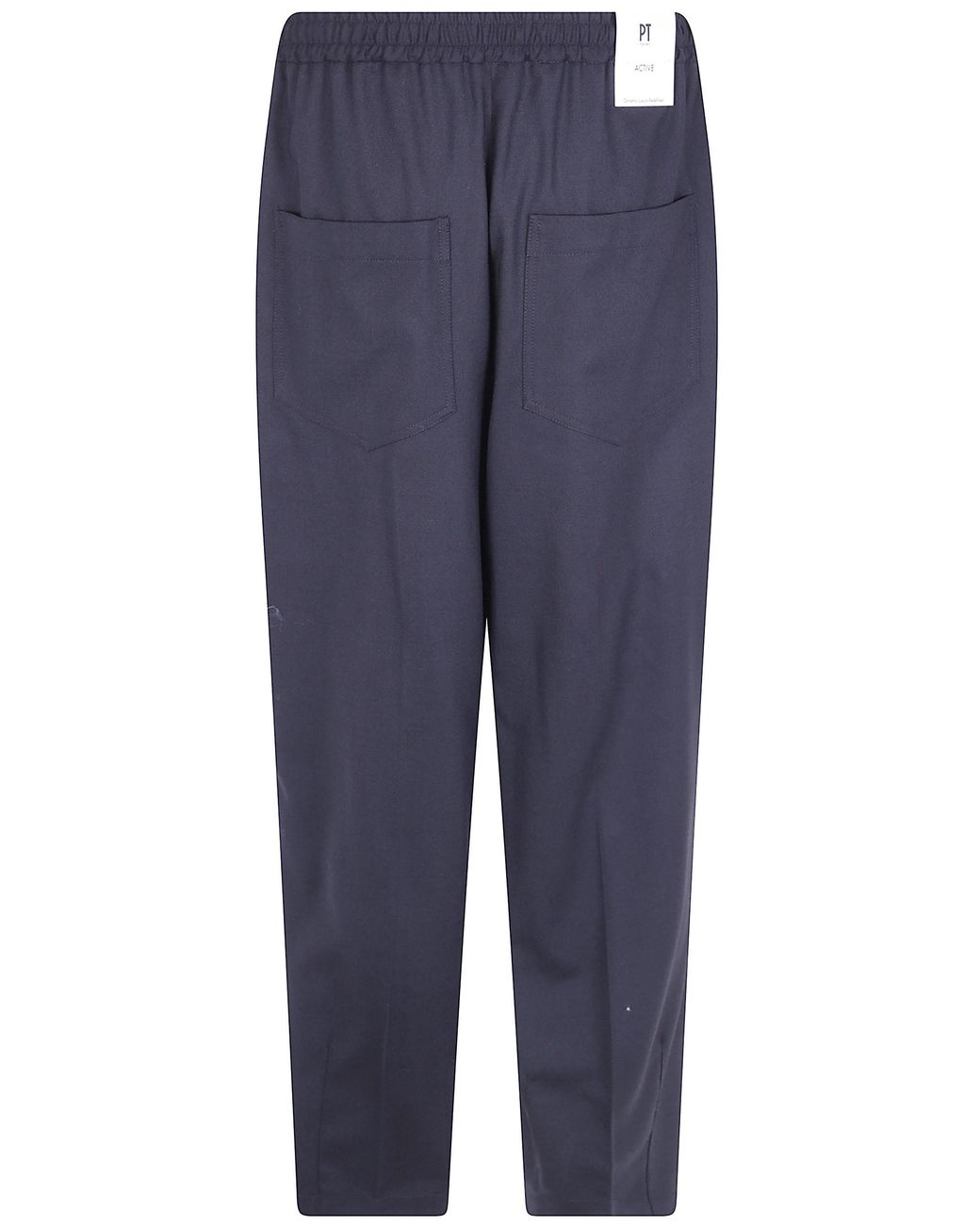 PT01 Blue Pleated Casual Trousers for men