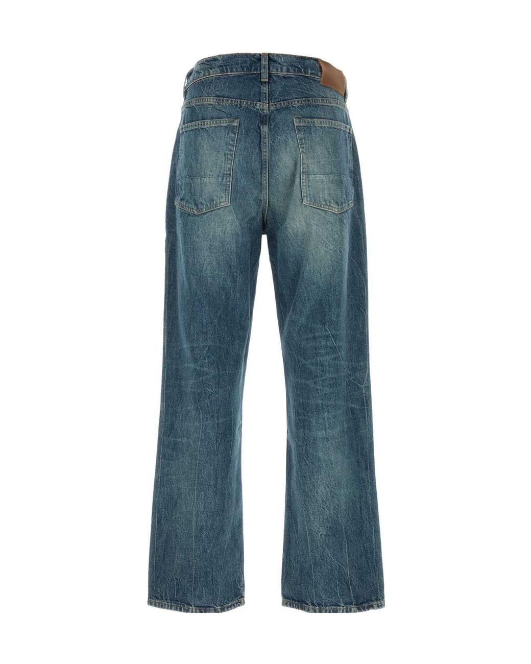 Our Legacy Blue Third Cut Straight-Leg Jeans for men