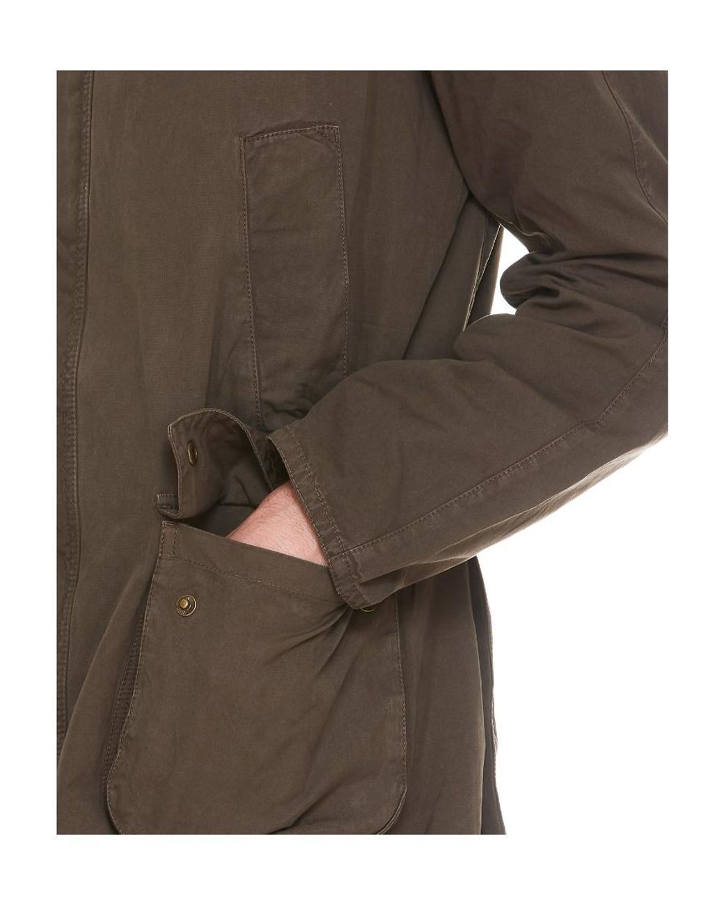 Barbour Brown Ashby Casual Jacket for men