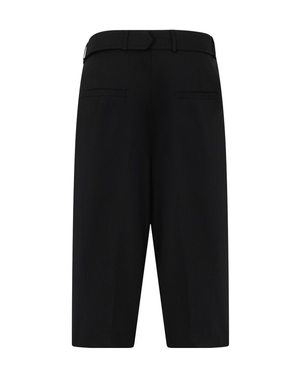 Dries Van Noten Black Belted Shorts for men