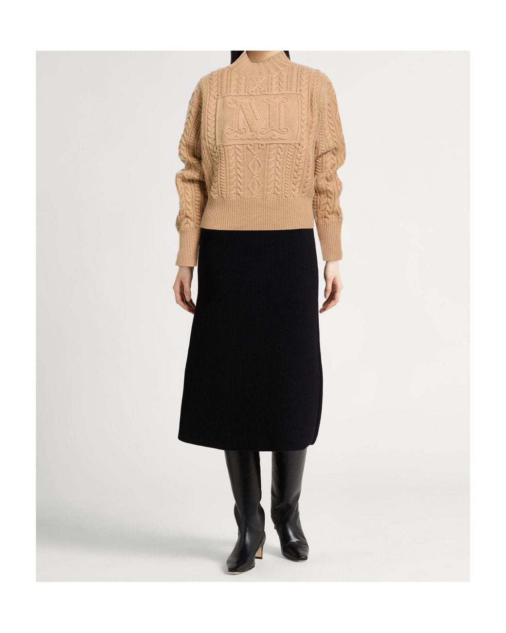 Max Mara Natural Polo Neck