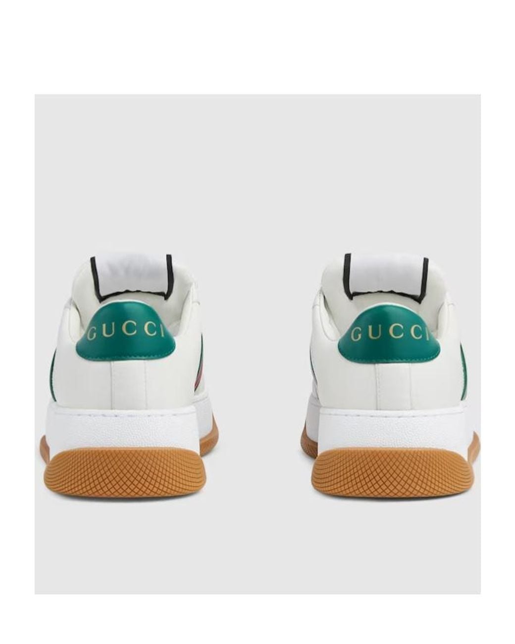 Gucci Blue Web Detailed Screener Sneakers