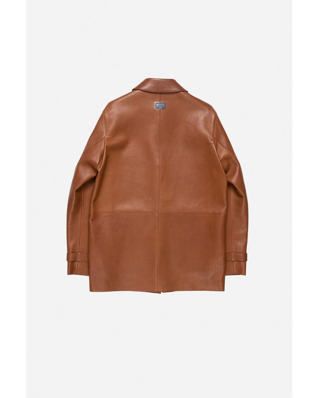 Acne Brown Leather Coat