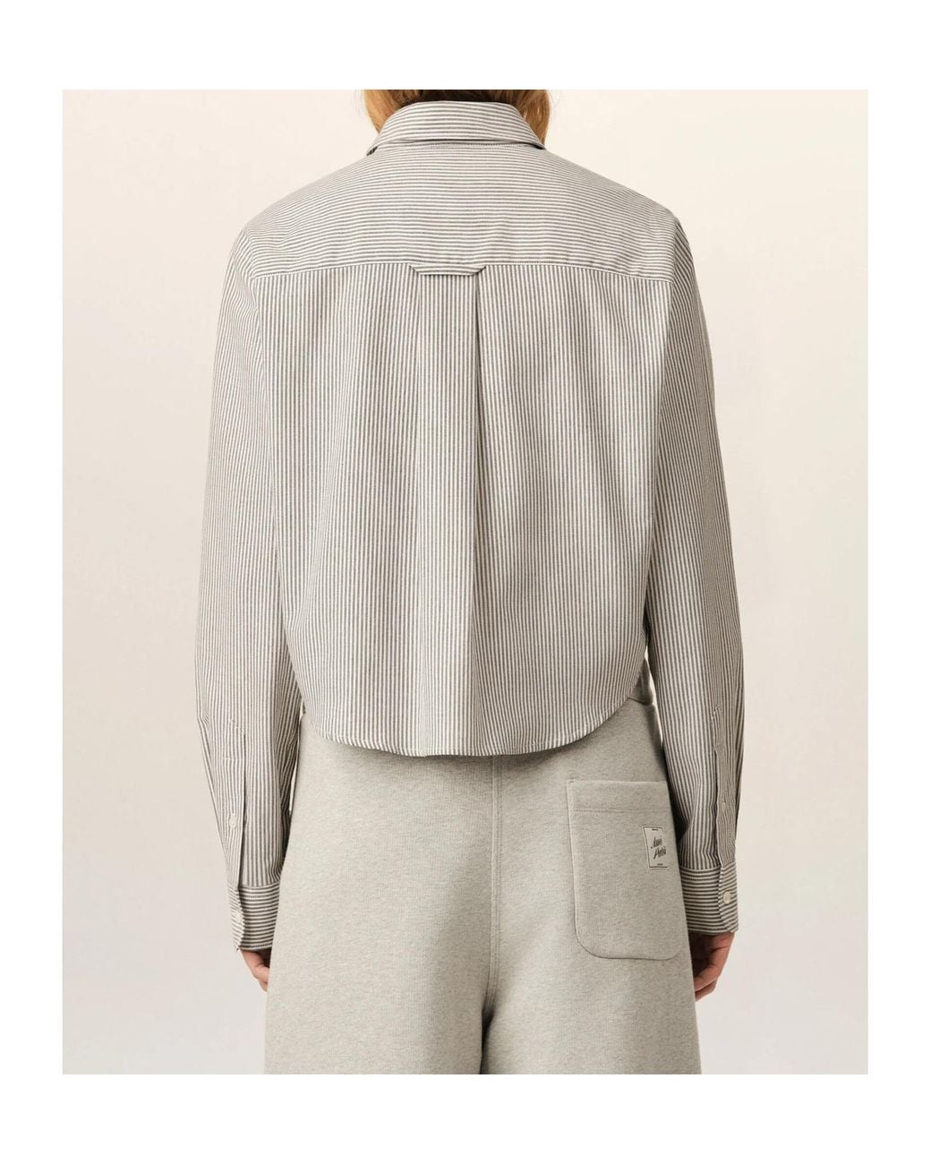 AMI White Long-Sleeved Shirt