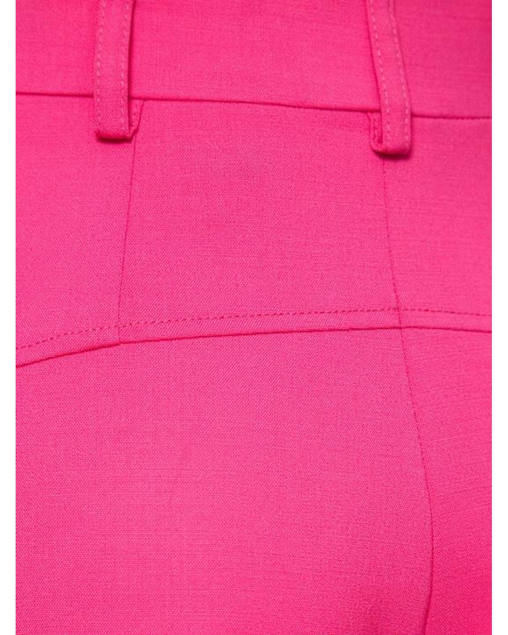 Jacquemus Pink Le Pantalon Sauge Stretch Wool Pants