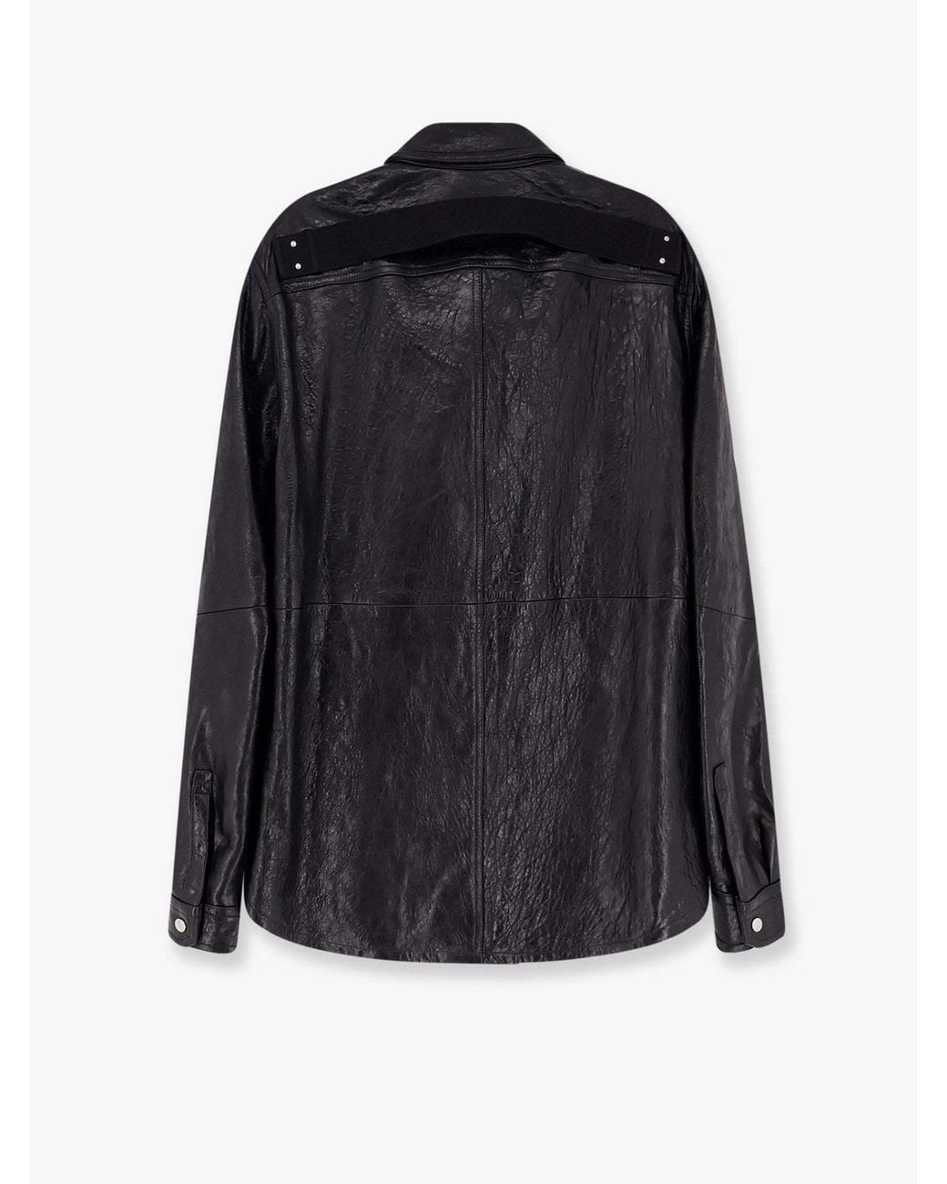 Rick Owens Black Single Breasted Jacket for men