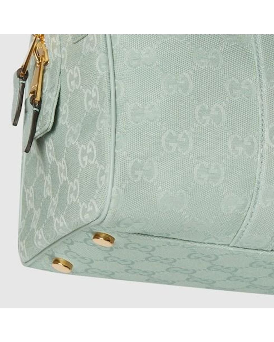 Gucci Green Ophidia Medium Boston Bag