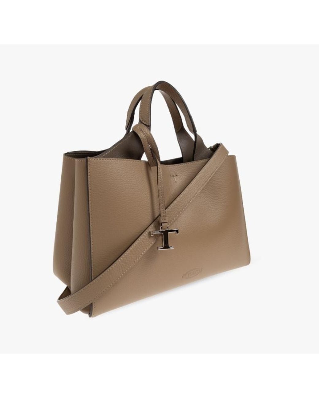 Tod's Brown Reversible Structured Tote Bag