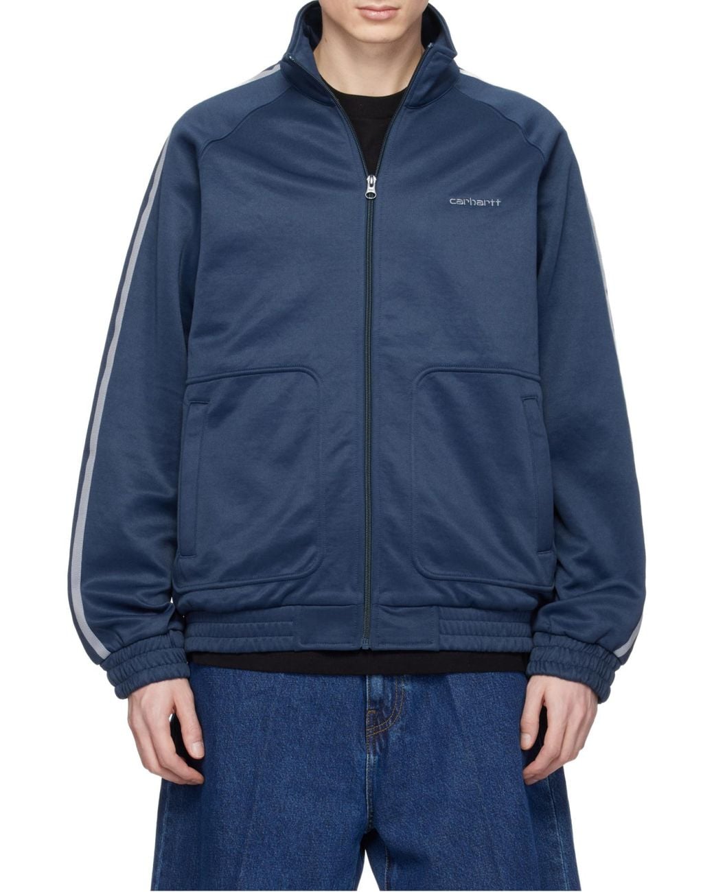 Carhartt Blue Wip Bolar Side Stripe Track Jacket for men
