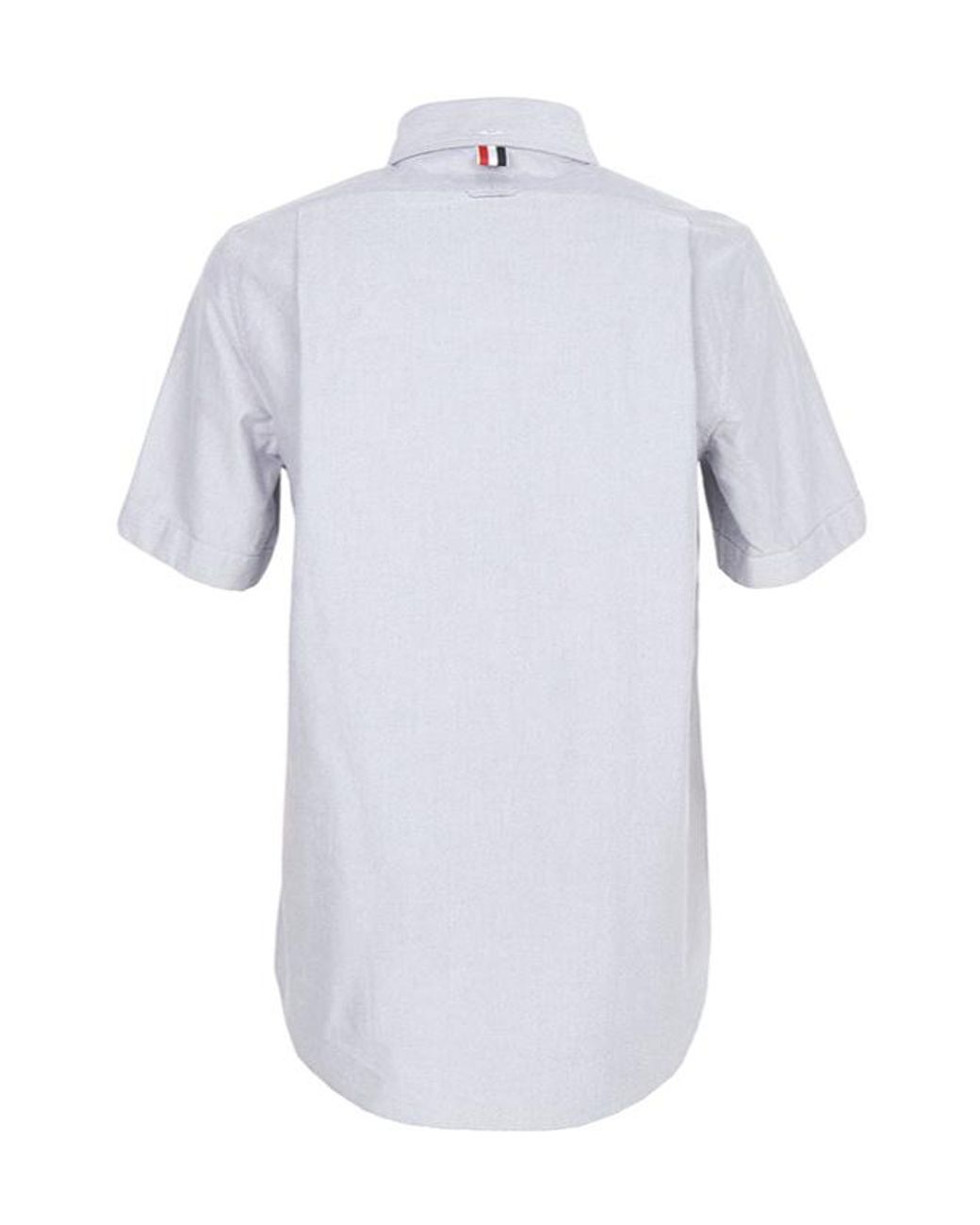 Thom Browne White Patch-Pocket Short-Sleeve Shirt for men