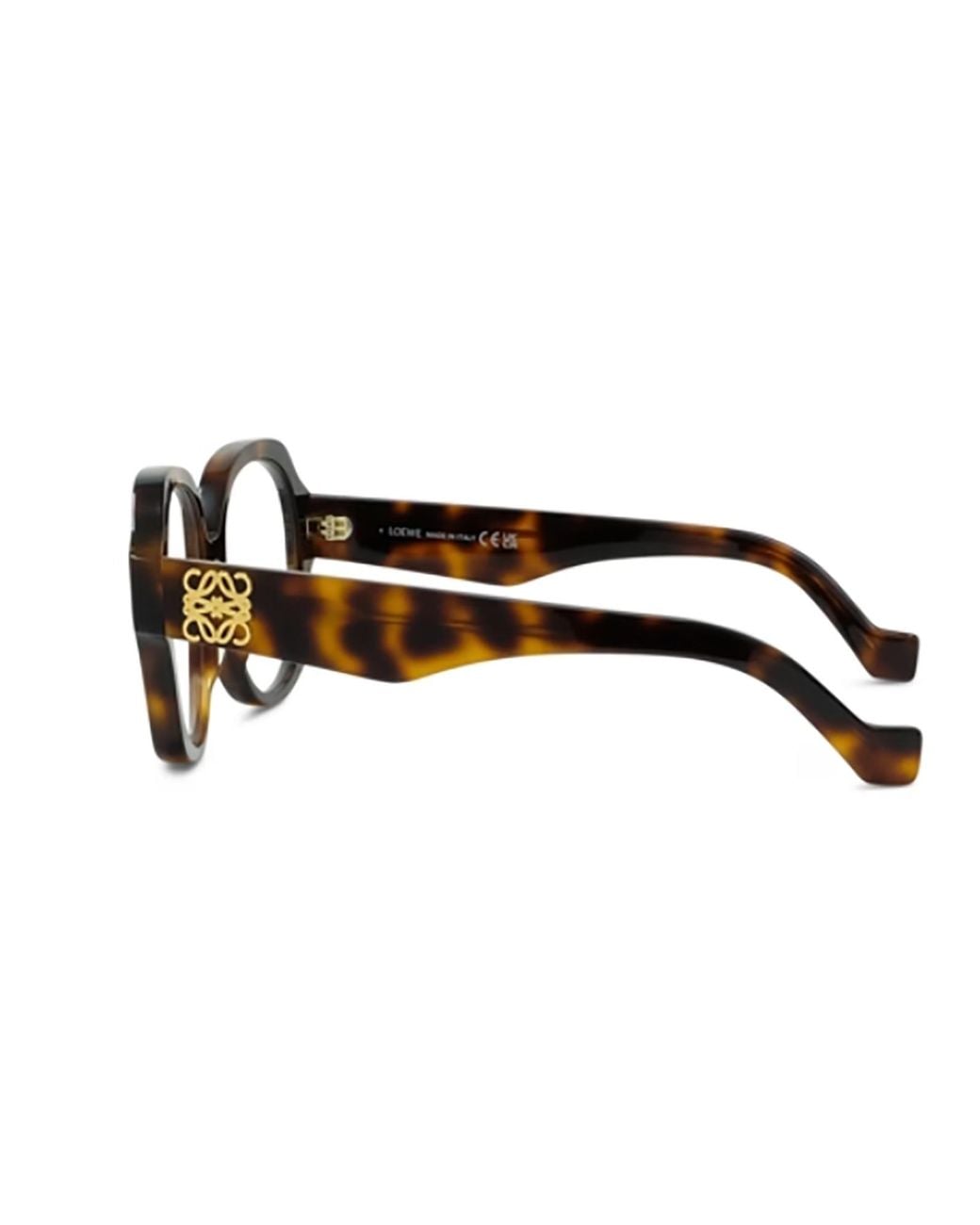 Loewe White Oval Frame Glasses