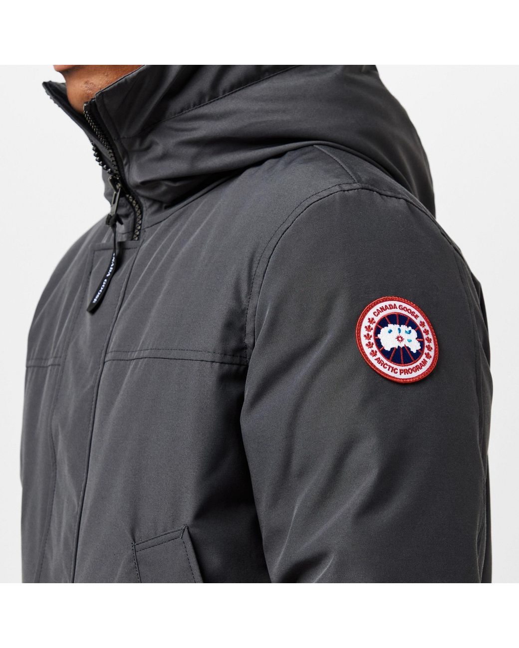 Canada Goose Gray Multi-Pocket Warm Down Jacket for men