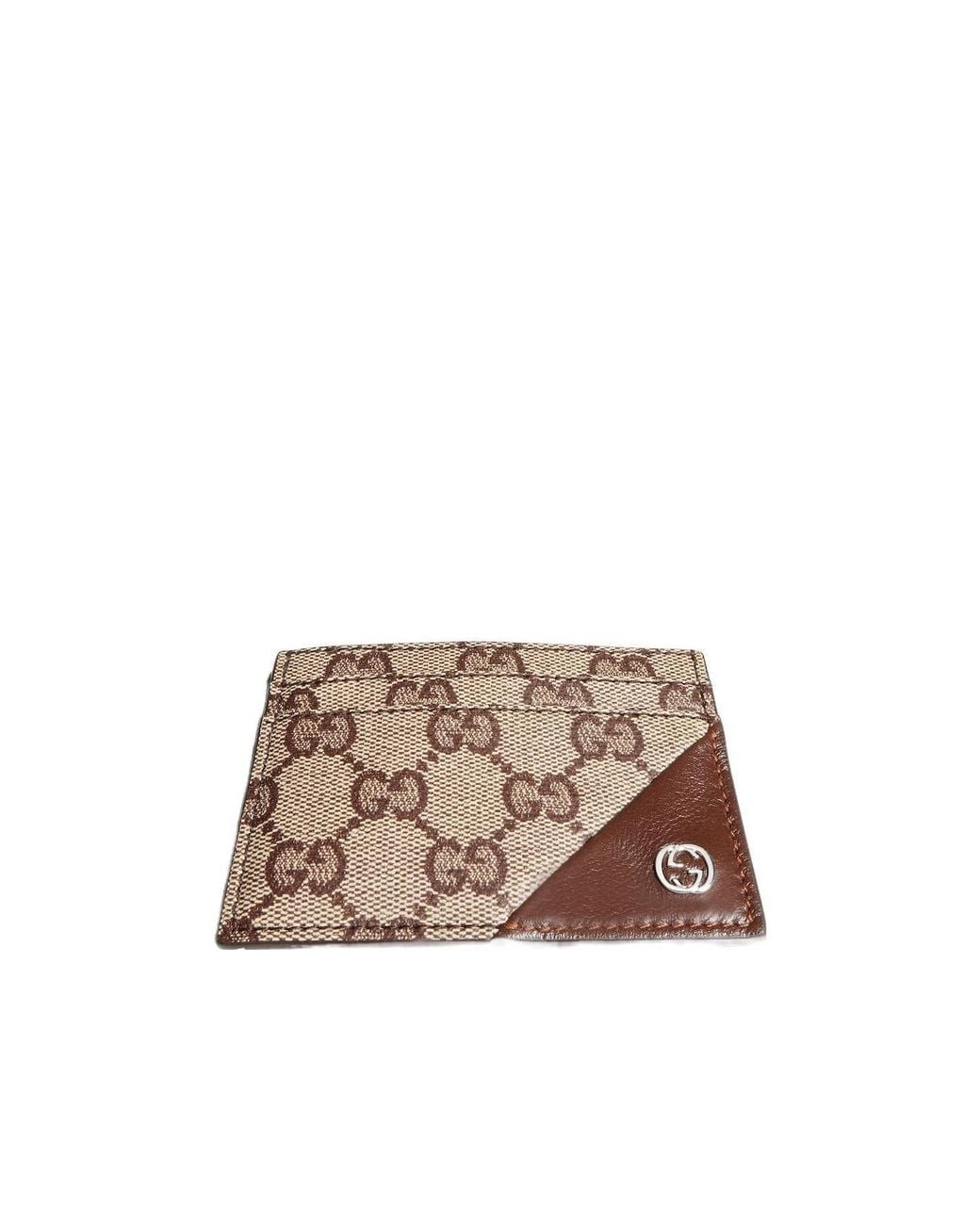 Gucci Interlocking G Card Case Wallet for Men | Lyst UK