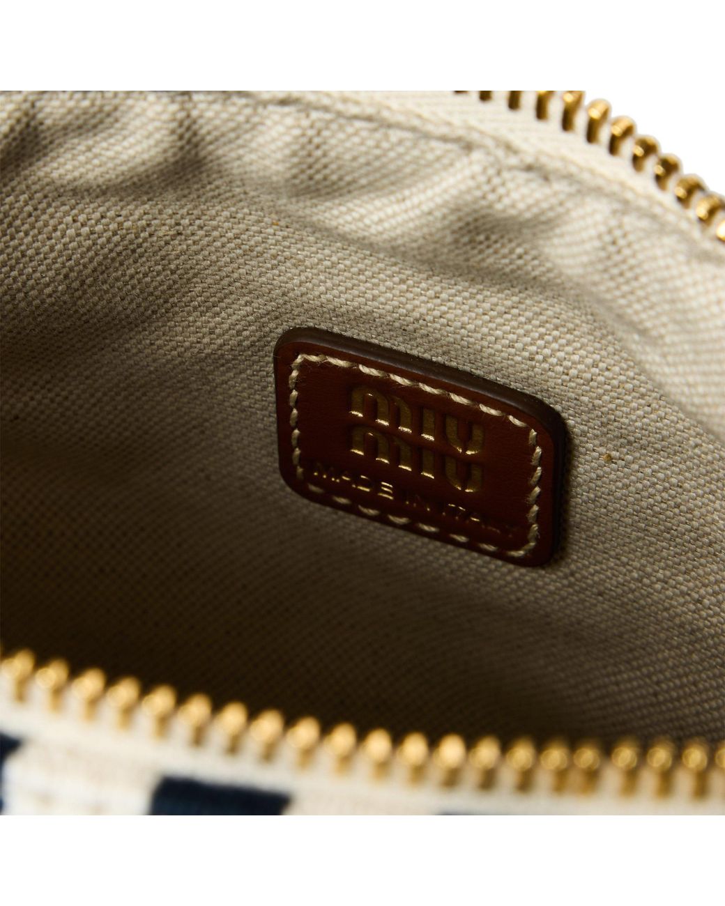 Miu Miu White Shoulder Bag