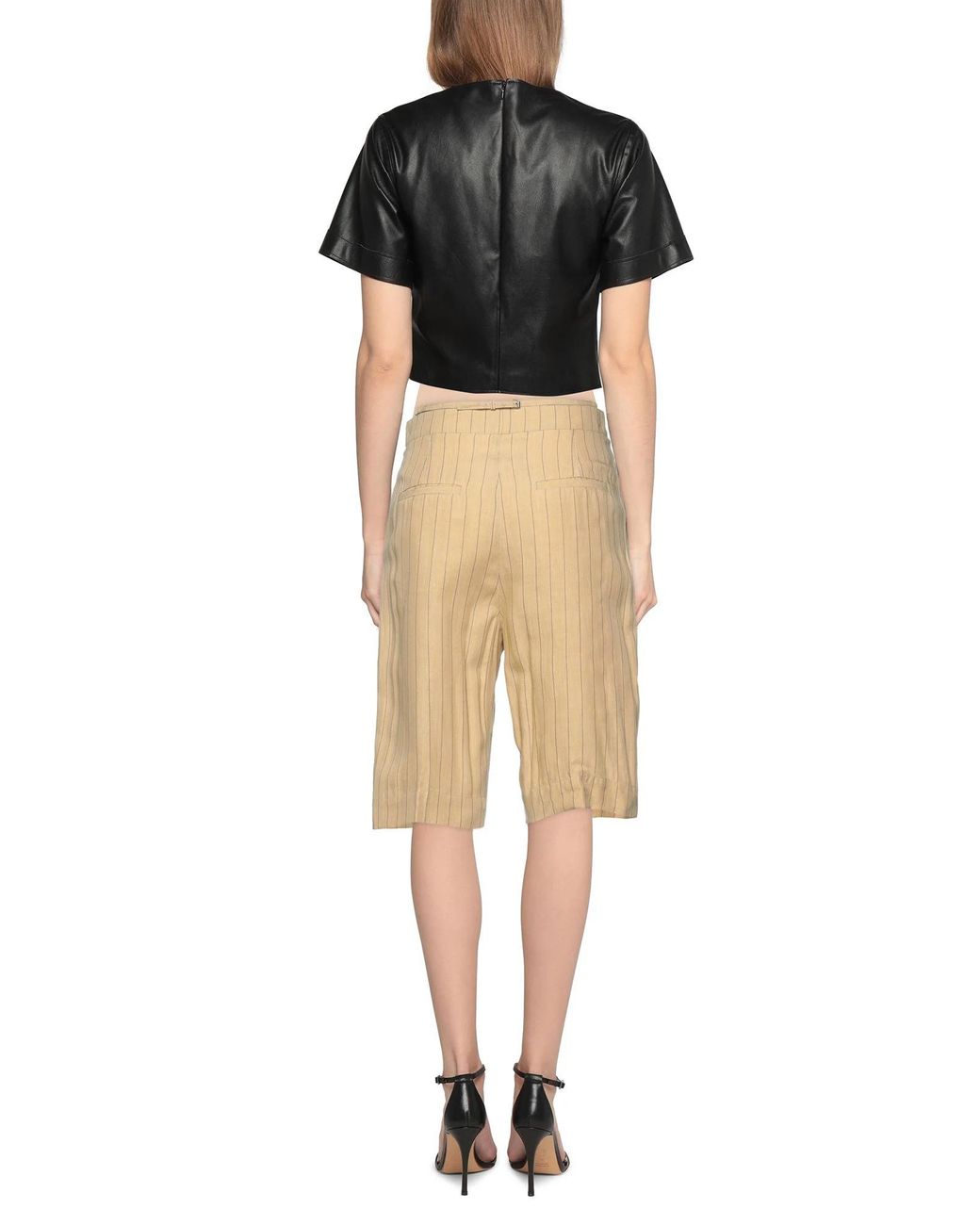Jacquemus Natural Striped Casual Pants