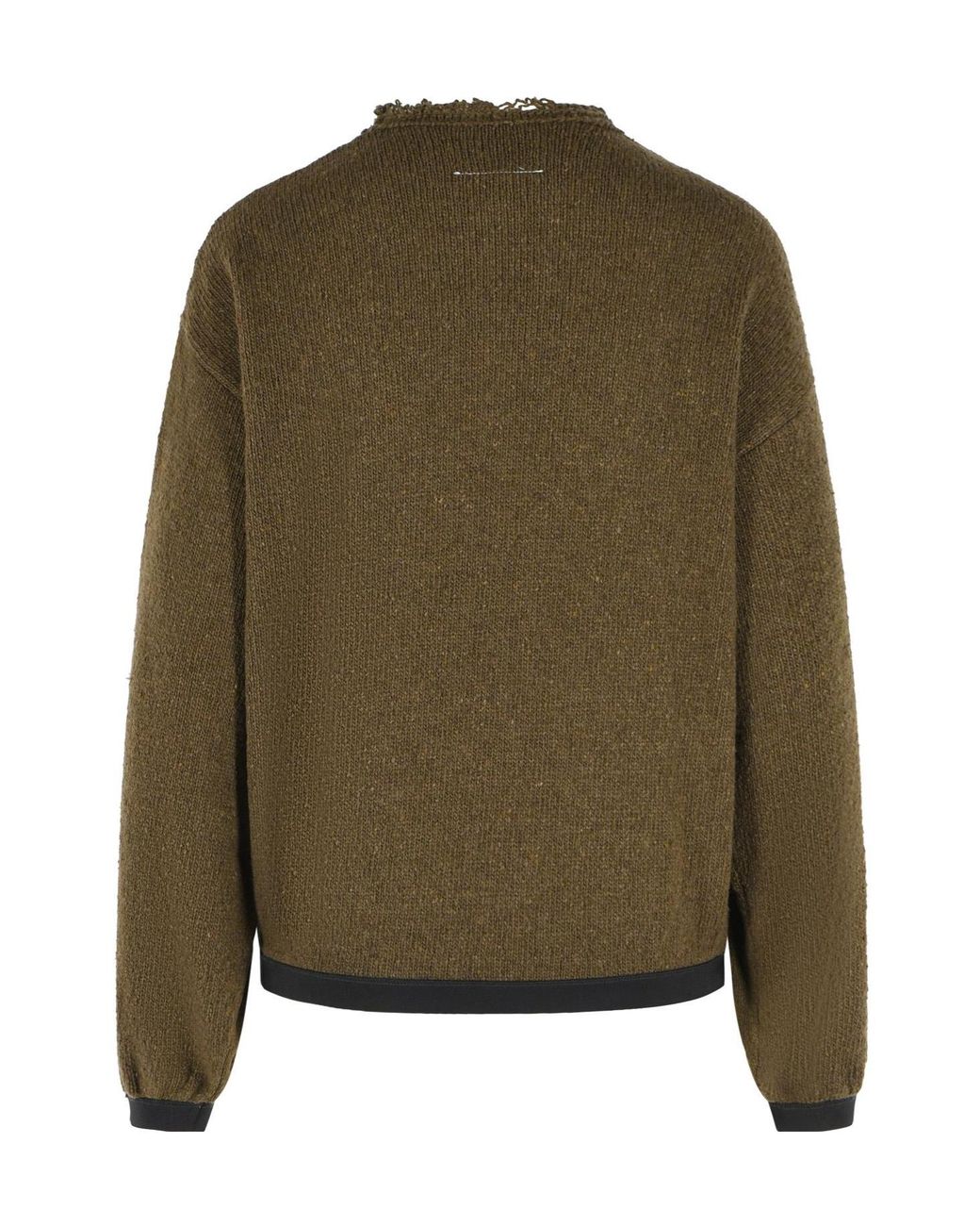 MM6 by Maison Margiela Brown Knit Jumper