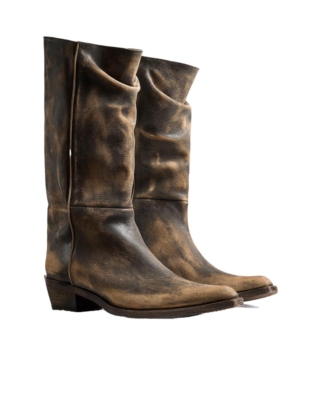 Khaite Brown "Clive" Boot T. 035
