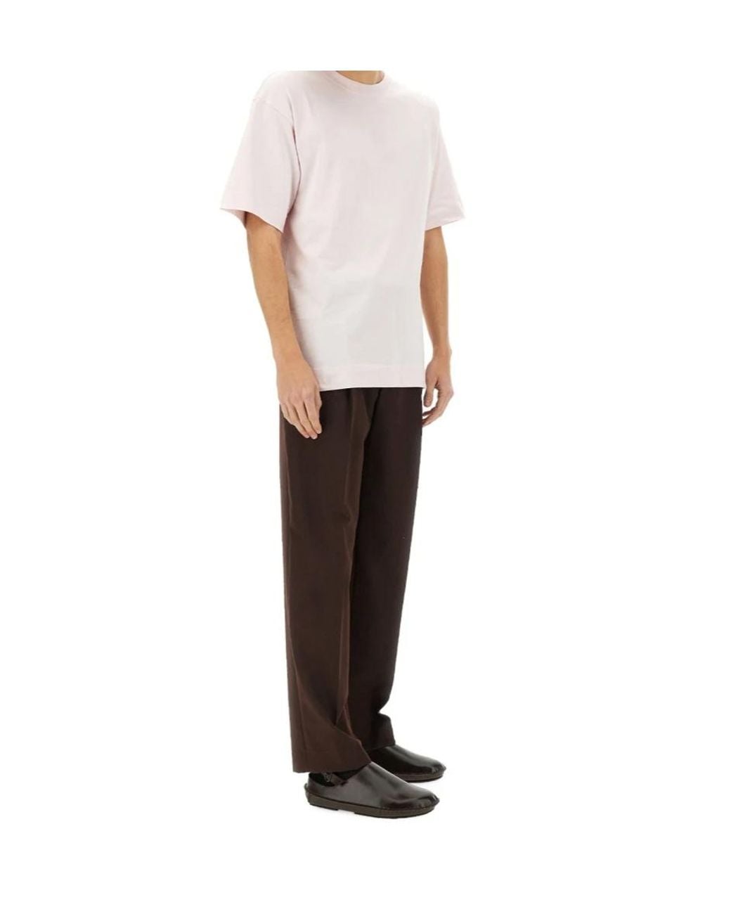 Dries Van Noten White Boxy Crewneck T-Shirt for men