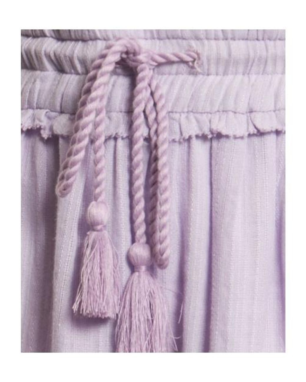 Isabel Marant Purple Cotton Blend Gauze Mini Skirt