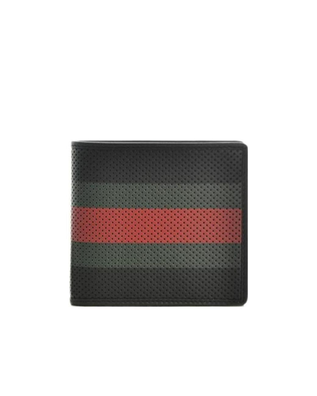 Gucci Red Double-Folded Wallet for men